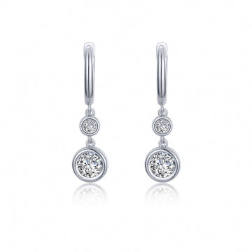 Lafonn Bezel-Set Drop Earrings